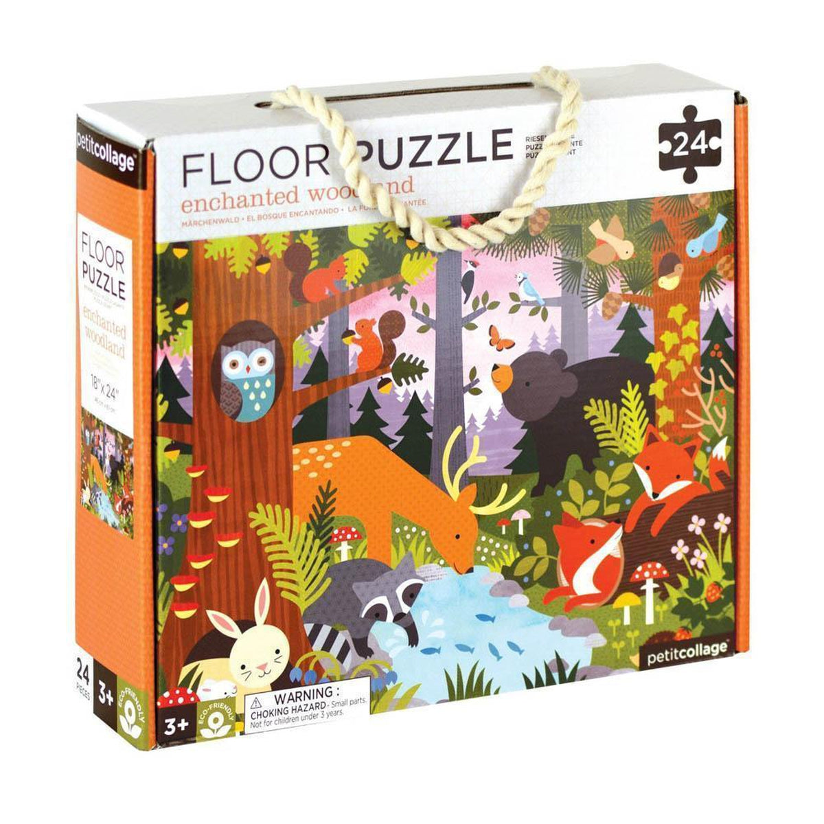 Petit Collage enchanted woodlands floor puzzle-puzzles-Petit Collage-Dilly Dally Kids