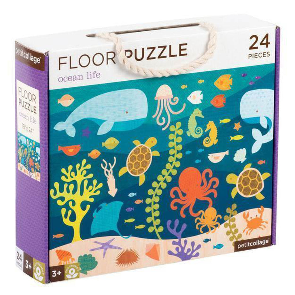 Petit Collage ocean life floor puzzle-puzzles-Petit Collage-Dilly Dally Kids