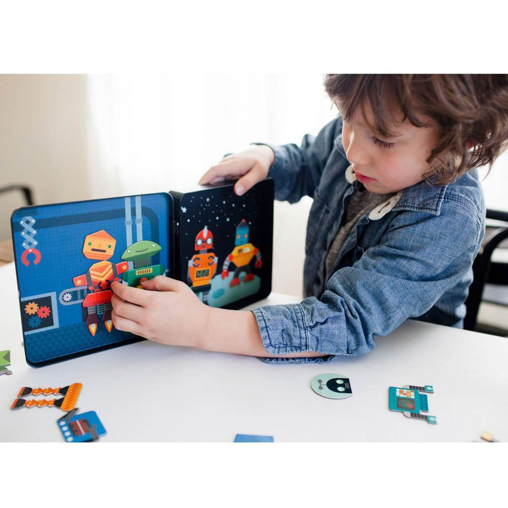 Petit Collage robot remix magnetic play set-arts & crafts-Petit Collage-Dilly Dally Kids