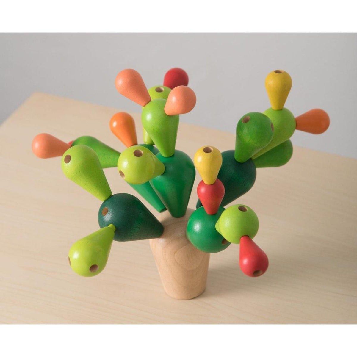 Plan Toys BALANCING CACTUS - Jouet en bois - multi coloured/multicolore 