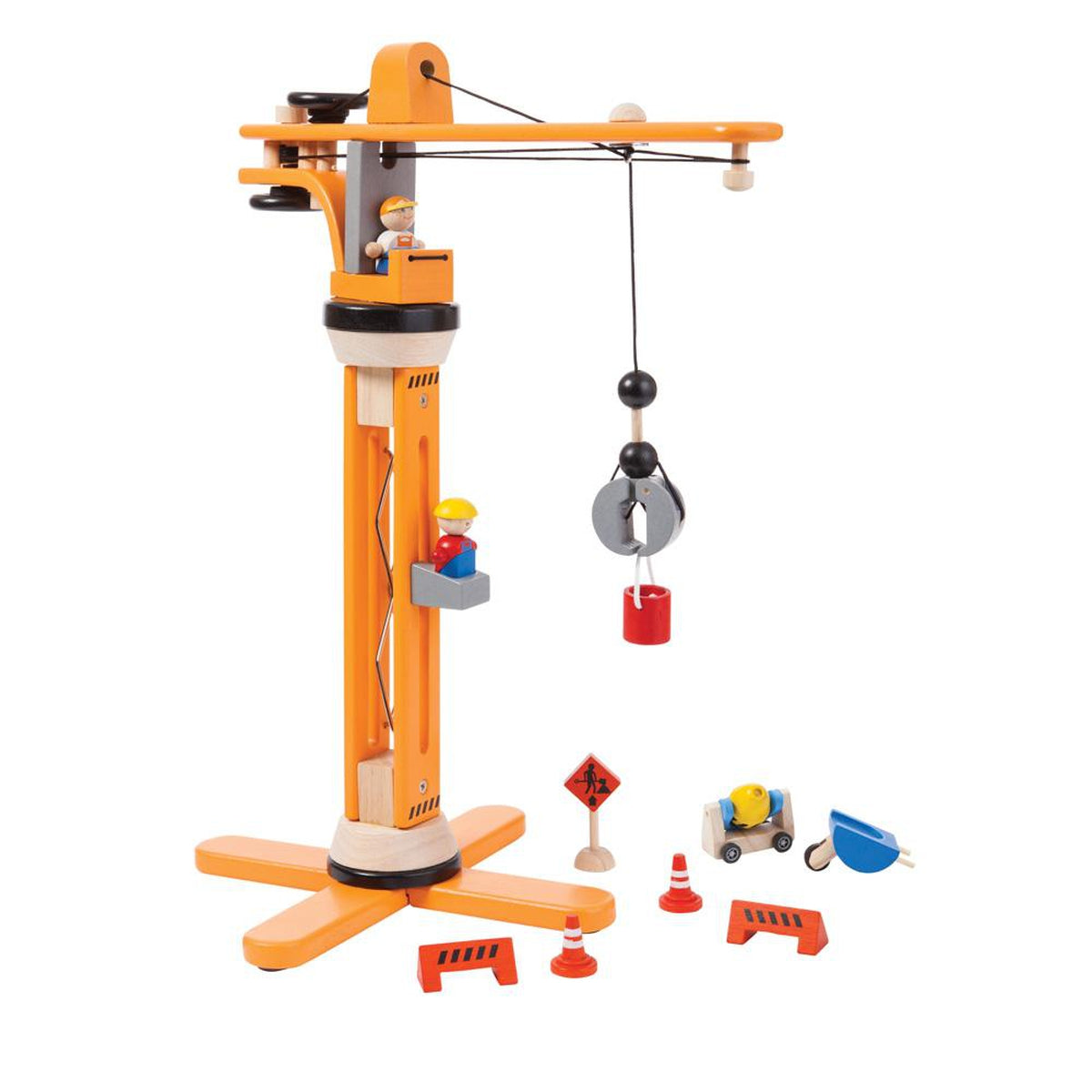 Plan Toys crane set