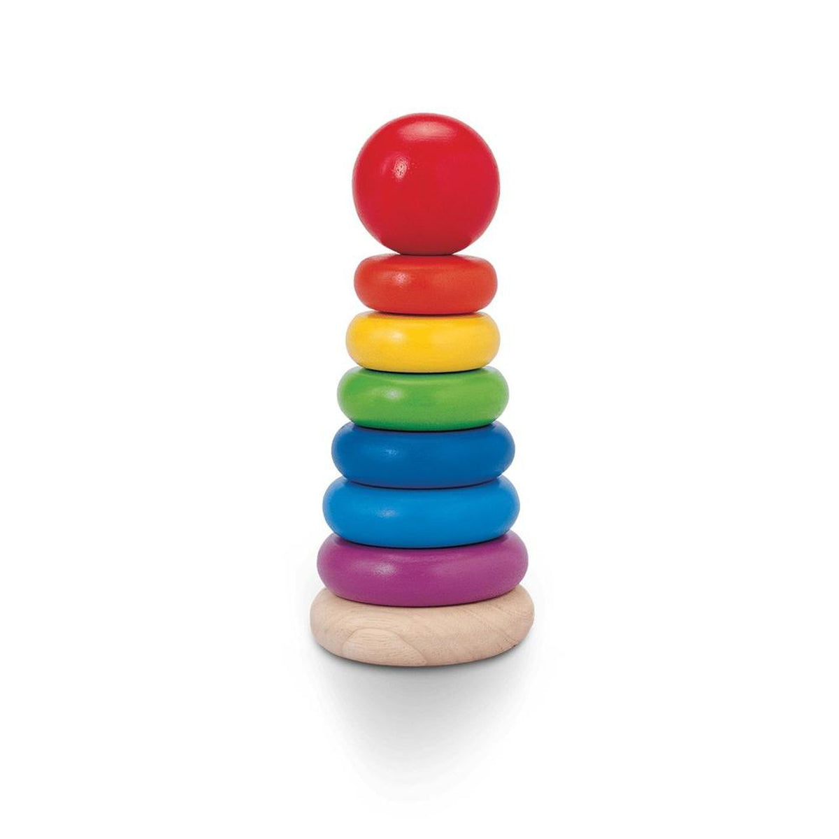 Rainbow Stacking Rings Tower Toys - Colorful Rainbow Sorting, Stacking –  FunBlast