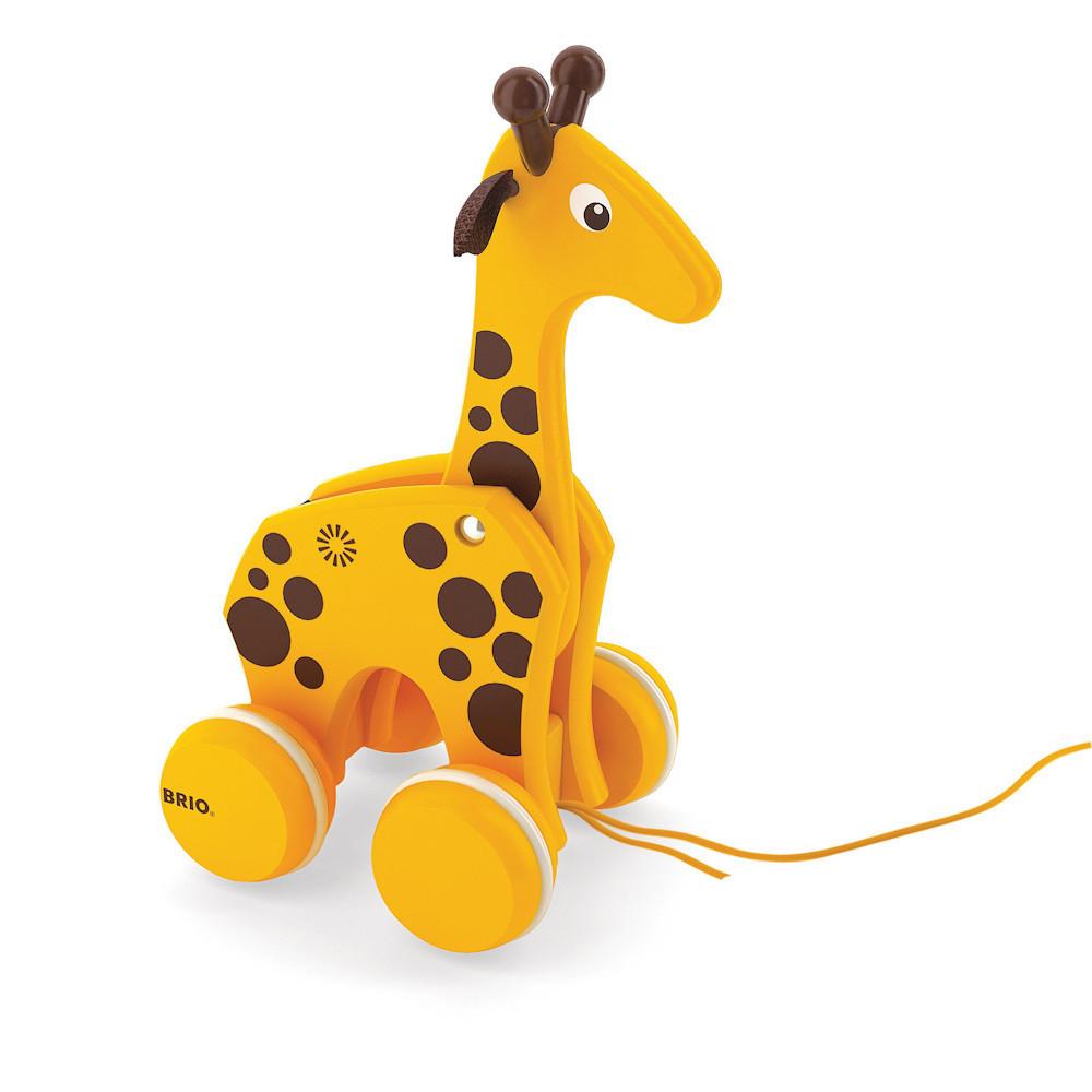 pull-along giraffe-toddler vehicles-Brio-Dilly Dally Kids