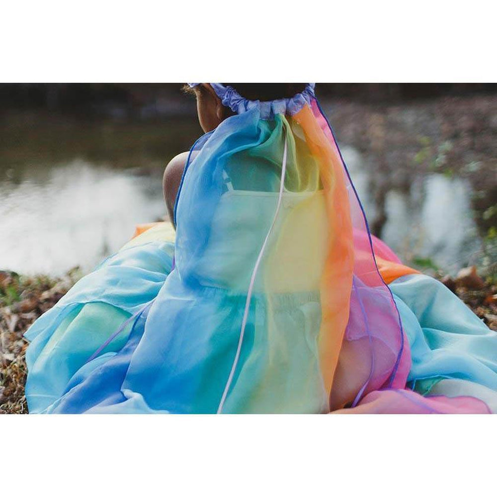 Sarah’s Silks rainbow and lavender veil-dress up-Sarah's Silks-Dilly Dally Kids