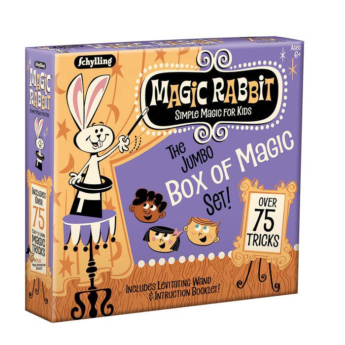 Schylling magic rabbit jumbo box of magic-puppets, stuffies & dolls-Schylling-Dilly Dally Kids
