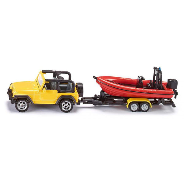Siku super jeep with boat – Dilly Dally Kids