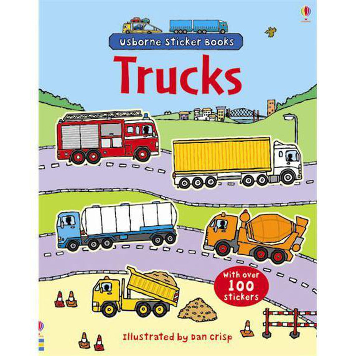 Trucks sticker book-activity books-Harper Collins-Dilly Dally Kids