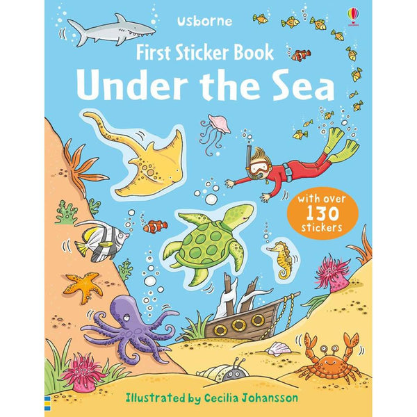 Usborne first sticker book under the sea – Dilly Dally Kids