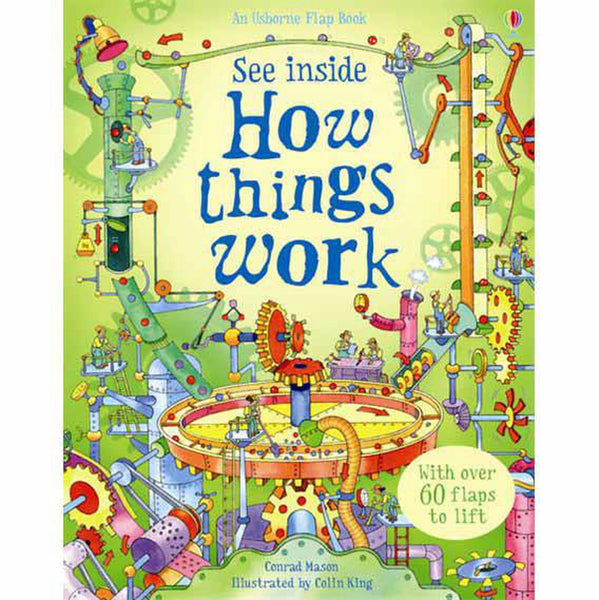 英語知育絵本 Usborne Look Inside See Inside usborne-see-inside-how-things-