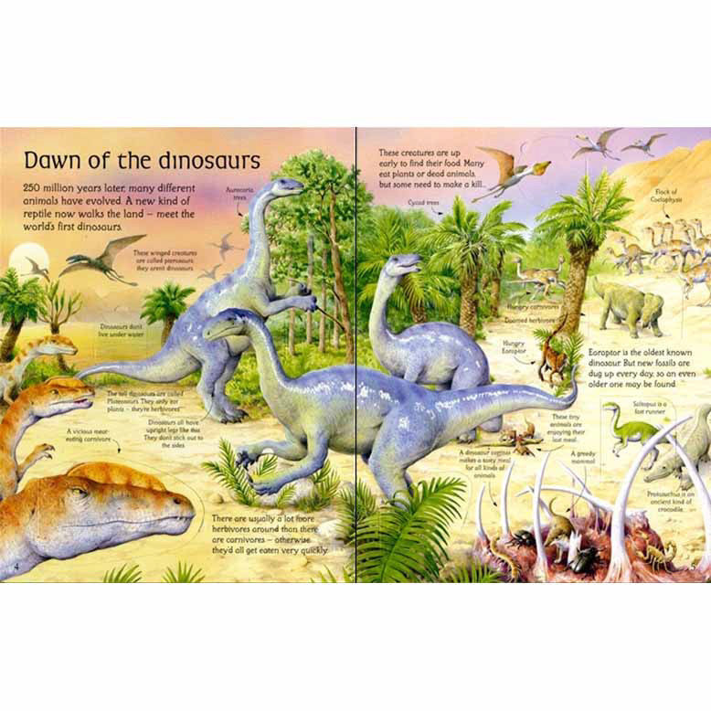 Usborne See Inside the World of Dinosaurs-Science & Nature-Harper Collins-Dilly Dally Kids