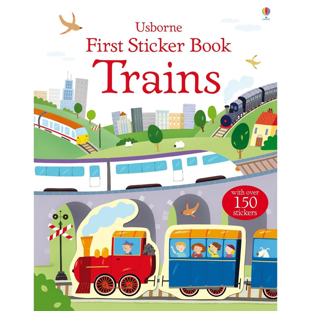 Usborne first sticker book trains – Dilly Dally Kids