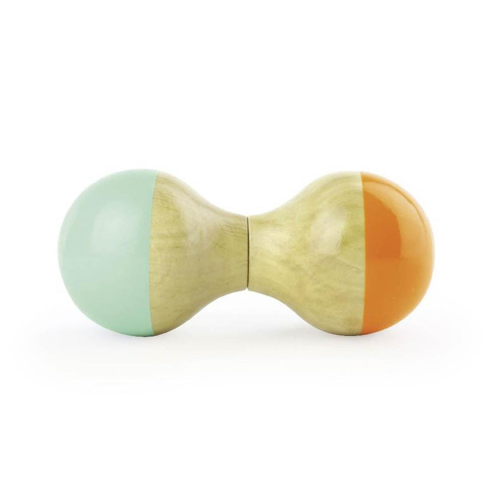 vilac mint and orange maracas-baby-Fire the Imagination-Dilly Dally Kids