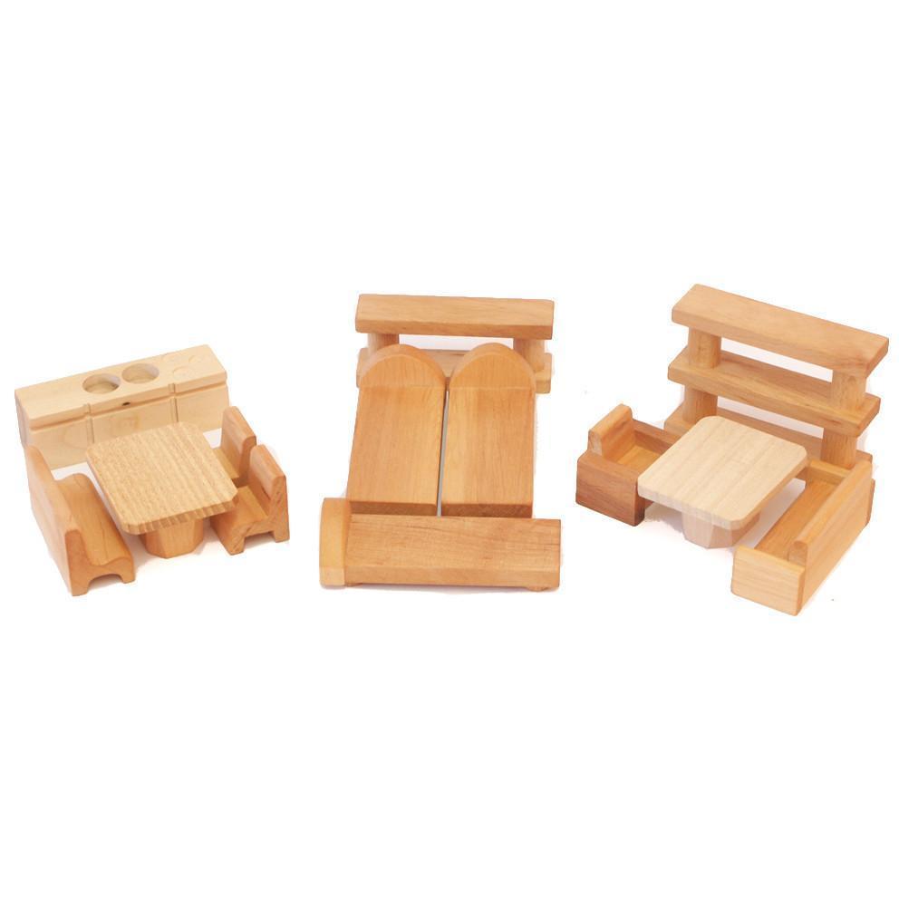 Magic Wood wooden furniture set-people, animals & lands-Decor Spielzeug Wooden Toys-Dilly Dally Kids