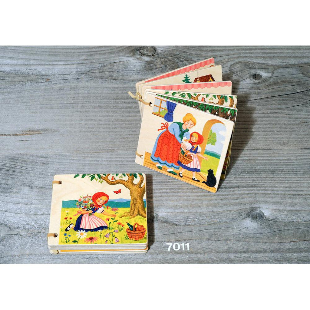 wooden Little Red Riding Hood book-books-Atelier Fischer Wooden Toys-Dilly Dally Kids
