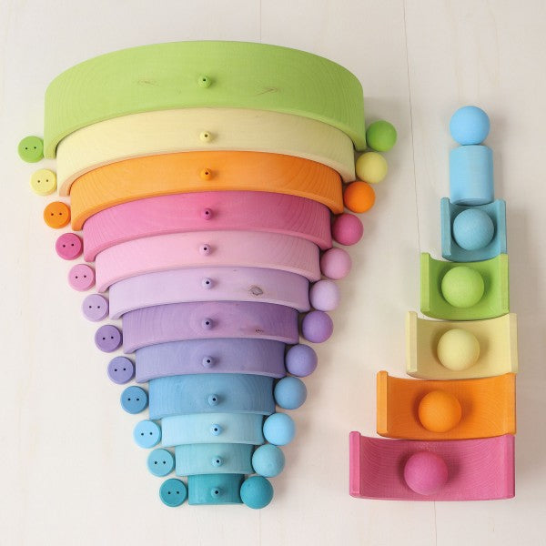 Grimm s 6 pastel wooden balls