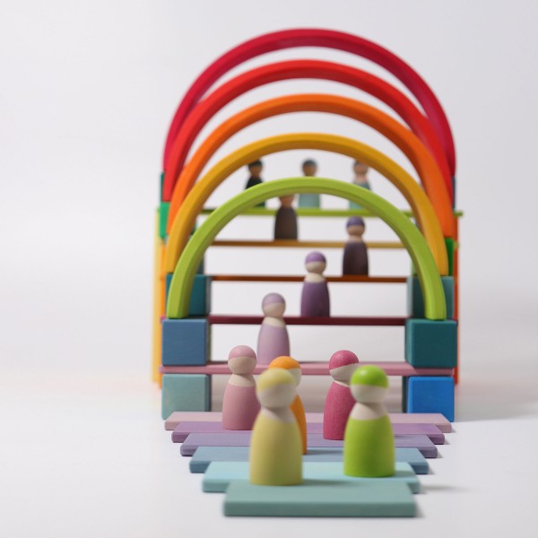 Grimm's pastel building boards – Dilly Dally Kids